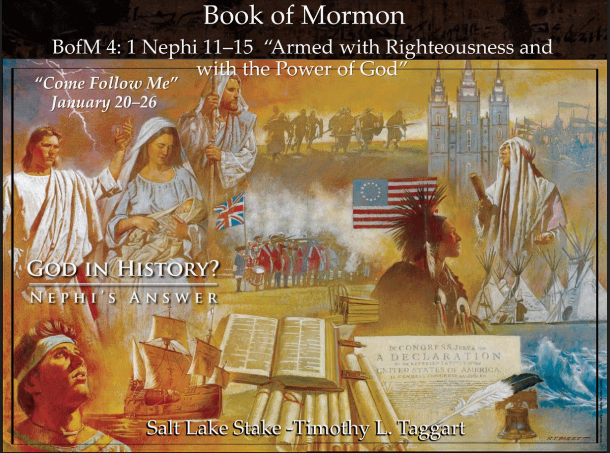 BofM4 January 20–26 1 Nephi 11–15 “Armed with Righteousness and with the Power of God” Nephi’s vision of the tree and the future