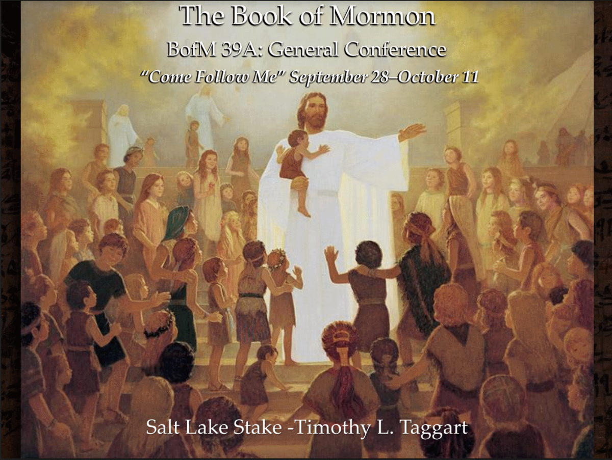 BM39A General Conference September 28–October 11 Second week of lesson. Special on General Conference