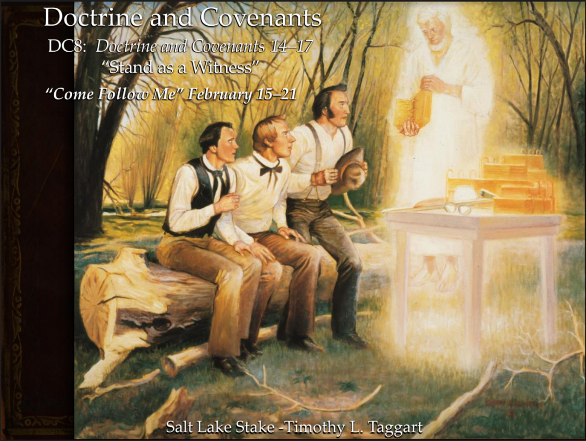 8DC February 15–21 Doctrine and Covenants 14–17 “Stand as a Witness” The Three and the Eight Witnesses
