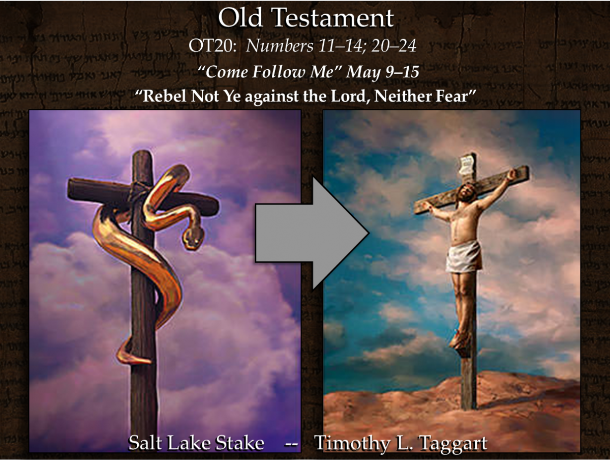 Old Testament 20 May 9–15 Numbers 11–14; 20–24 “Rebel Not Ye against the Lord, Neither Fear” The Brazen Serpent, Spies, and Balaam & the Talking Donkey