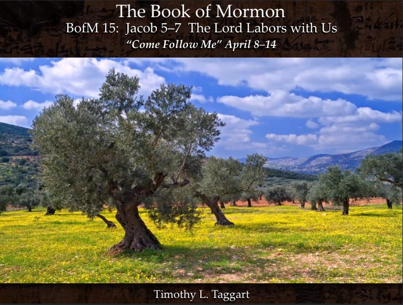 The Book of Mormon 15 April 8–14: The Lord Labors with Us Jacob 5–7
